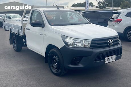 White 2016 Toyota Hilux Ute Tray WORKMATE R