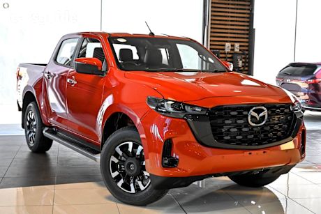 Red 2025 Mazda BT-50 Ute Tray GT 4X4