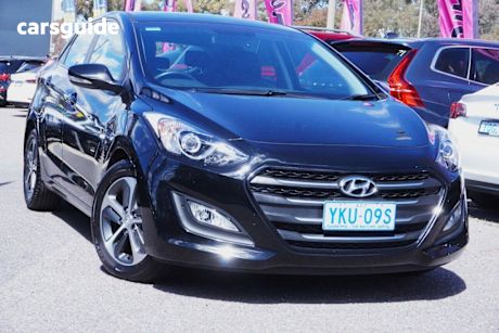 Black 2015 Hyundai I30 Hatchback Active X