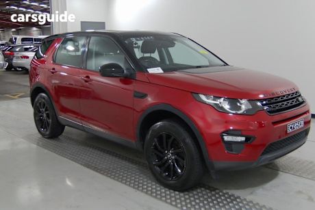 Red 2016 Land Rover Discovery Sport Wagon Td4 Se