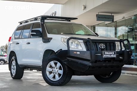 White 2012 Toyota Landcruiser Prado Wagon Gx (4X4)