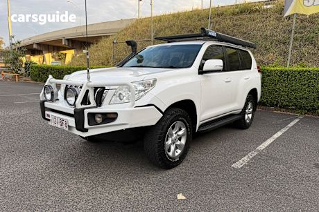 White 2010 Toyota Landcruiser Prado SUV GXL 4X4