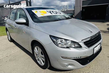 Silver 2016 Peugeot 308 Hatchback Active