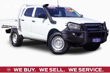 White 2022 Isuzu D-MAX Ute Tray SX 4X4