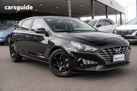 Black 2022 Hyundai I30 Hatch ACTIVE F