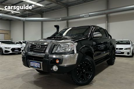 Black 2014 Toyota Hilux Ute Tray SR5 4X4