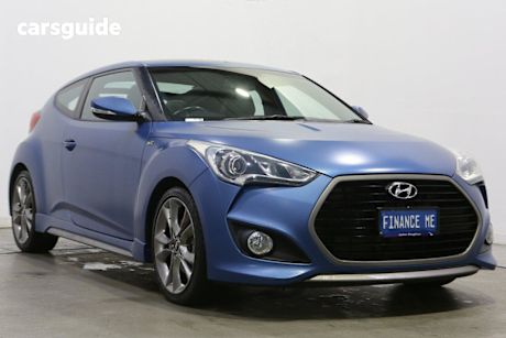 Blue 2016 Hyundai Veloster Hatch SR TURBO F