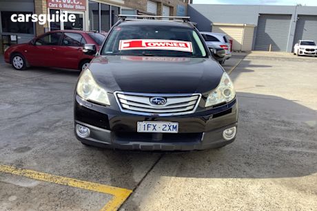 Black 2009 Subaru Outback Wagon 3.6R Premium