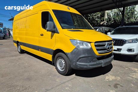 Yellow 2019 Mercedes-Benz Sprinter Van 314Cdi Vs30 Lwb Rwd High Roof