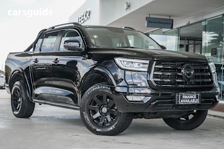 Black 2021 GWM UTE Dual Cab Utility Cannon-X (4X4)