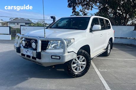 White 2012 Toyota Landcruiser SUV GXL 4X4
