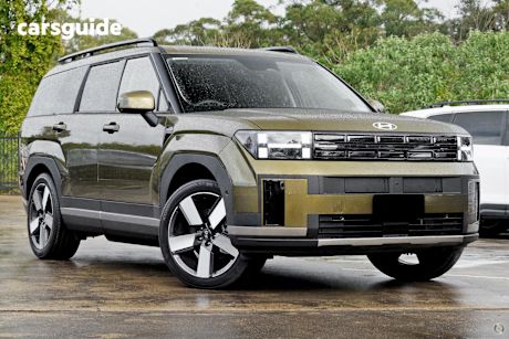 Green 2025 Hyundai Santa FE SUV HYBRID ELITE 4X4