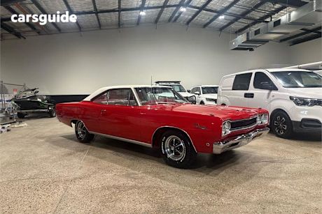 Red 1968 Plymouth Sport Satellite Coupe