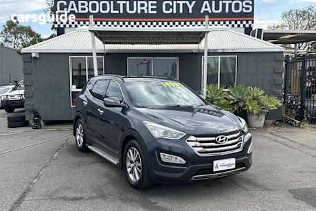 Grey 2013 Hyundai Santa FE Wagon Elite Crdi (4X4)