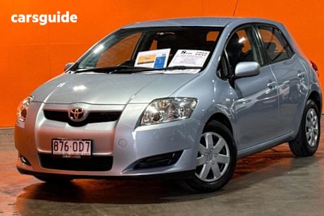 Blue 2007 Toyota Corolla Hatchback Ascent Seca