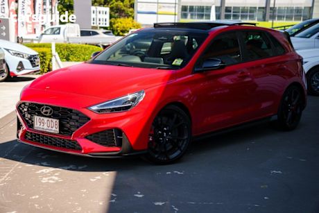 Red 2025 Hyundai I30 Hatchback N Premium With Sunroof