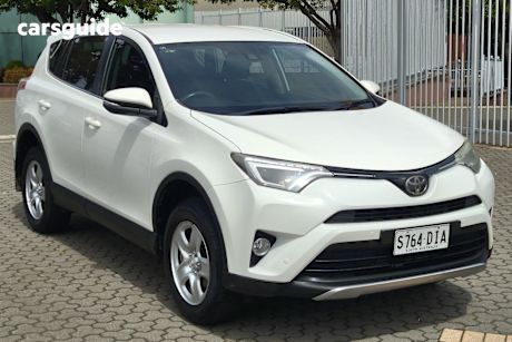 White 2018 Toyota RAV4 SUV GX F