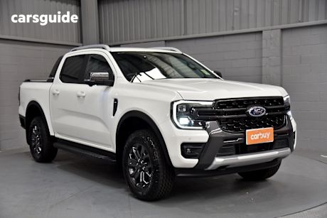 White 2025 Ford Ranger Ute Tray WILDTRAK 4X4
