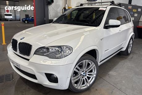 White 2013 BMW X5 Wagon Xdrive 30D