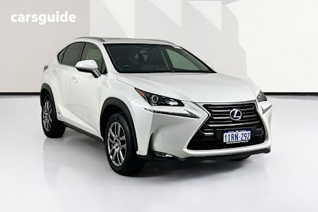 White 2014 Lexus NX300H Wagon Luxury Hybrid (Fwd)