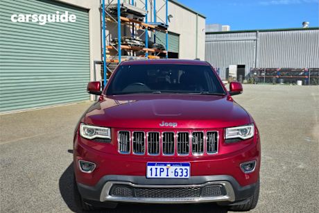 Red 2015 Jeep Grand Cherokee Wagon Limited (4X4)