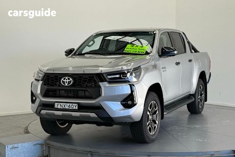 Silver 2024 Toyota Hilux Ute Tray SR5 48V 4X4