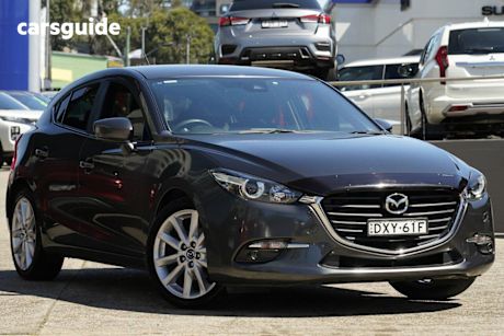 Grey 2018 Mazda 3 Hatchback Sp25