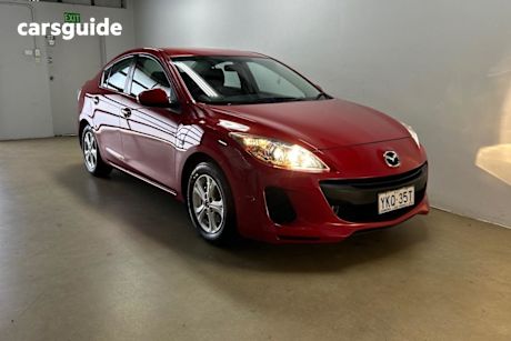 Red 2012 Mazda 3 Sedan Neo