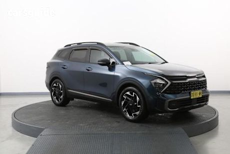 Blue 2022 Kia Sportage Wagon Sx+ (Fwd)