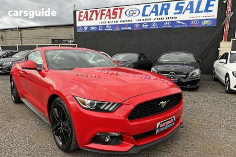 Red 2017 Ford Mustang Coupe Fastback 2.3 Gtdi