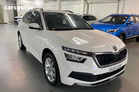 White 2024 Skoda Kamiq SUV 85TSI STYLE F