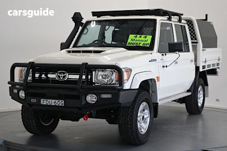 White 2023 Toyota Landcruiser Double Cab Chassis Lc79 Gxl
