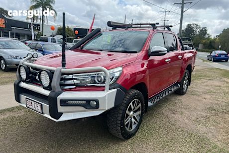 Red 2016 Toyota Hilux Dual Cab Utility Sr5 (4X4)