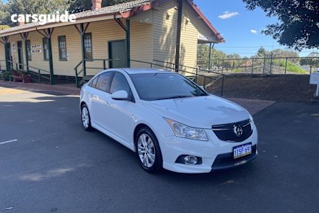 White 2014 Holden Cruze Sedan