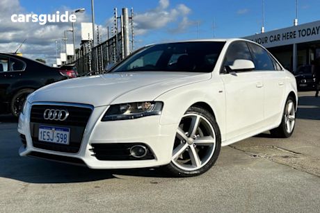 White 2010 Audi A4 Sedan F