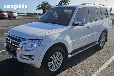 White 2019 Mitsubishi Pajero Wagon Glx Lwb (4X4) 7 Seat