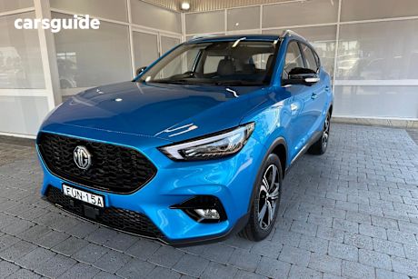 Blue 2022 MG ZST SUV EXCITE F