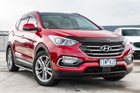 Red 2016 Hyundai Santa FE Wagon Highlander Crdi (4X4)