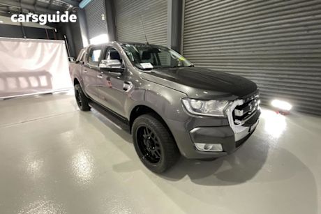 Grey 2017 Ford Ranger Dual Cab Utility Xlt 3.2 (4X4)