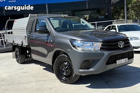 Grey 2018 Toyota Hilux Ute Tray WORKMATE R