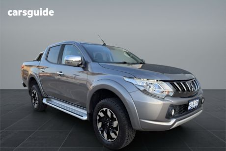 Grey 2017 Mitsubishi Triton Dual Cab Utility Exceed (4X4)