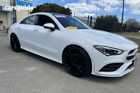 White 2022 Mercedes-Benz CLA200 Coupe