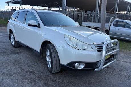 White 2012 Subaru Outback Wagon 2.5I