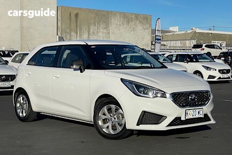 White 2022 MG MG3 Hatch CORE F