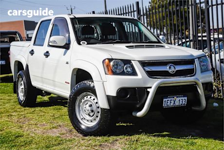 White 2008 Holden Colorado Ute Tray LX 4X4