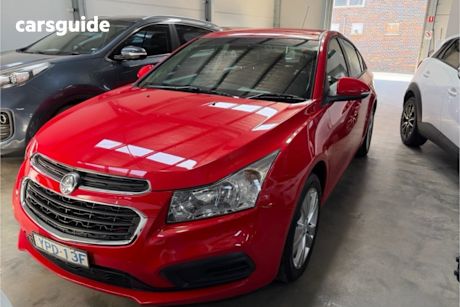 Red 2015 Holden Cruze Sedan Equipe