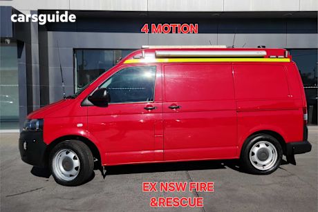 Red 2014 Volkswagen Transporter Van Tdi 400 Swb Mid 4 Motion