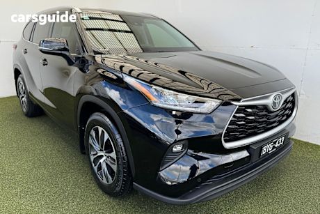 Black 2021 Toyota Kluger SUV GXL F