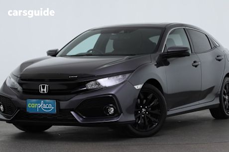 Grey 2018 Honda Civic Hatchback Vti-Lx