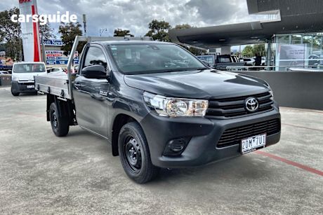 Grey 2024 Toyota Hilux Ute Tray WORKMATE R